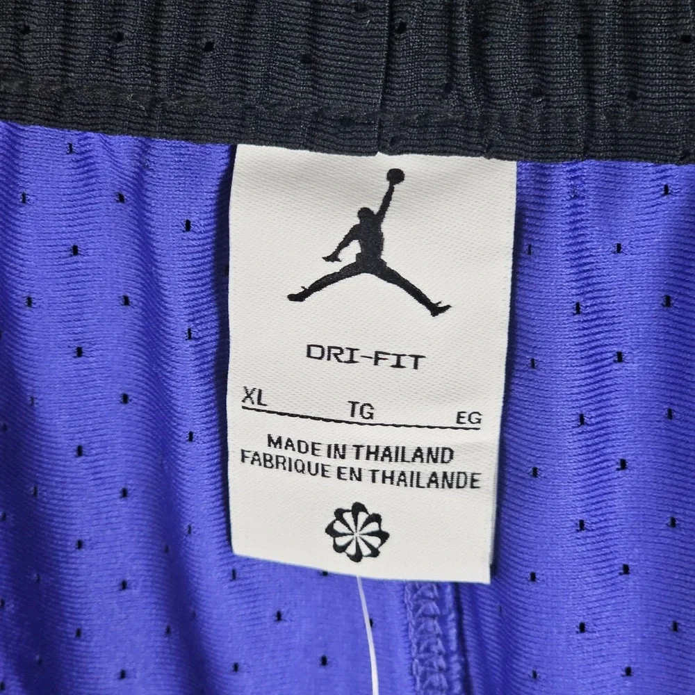 Jordan Shorts Mens XL Purple Snakeskin Print Jumpman Mesh Basketball Athletic